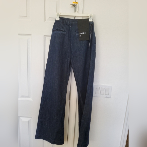 Denim Trouser Indigo Linen - Picture 6 of 9